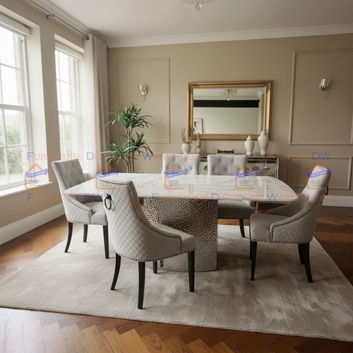 Roma 180cm white marble - roma, dining