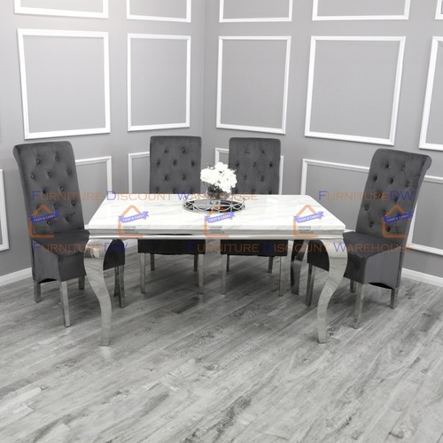 White marble chrome - 1.5m,