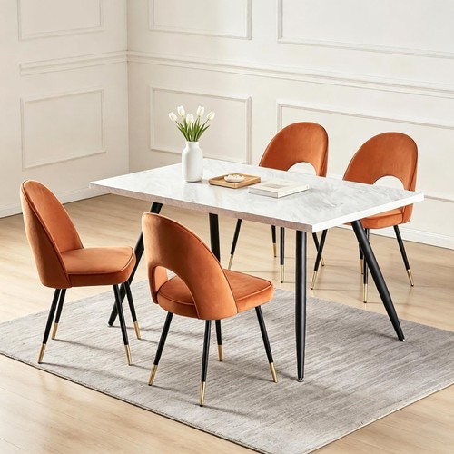 Marble effect dining - effect, table