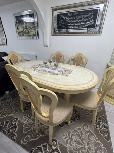 Italian marble dining - , table