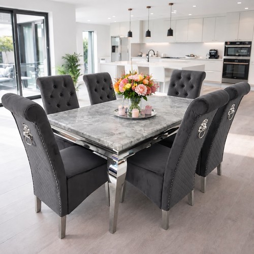 180cm marble dining table - , 6