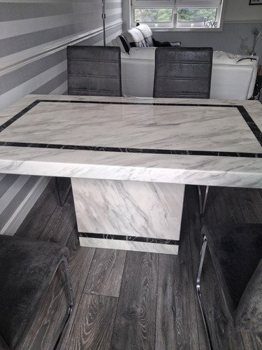 Stunning marble dining - marble, room