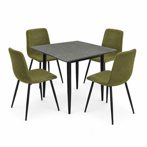 Grey marble dining - grey, table