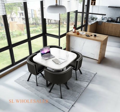 Wood dining table and - wood, chairs