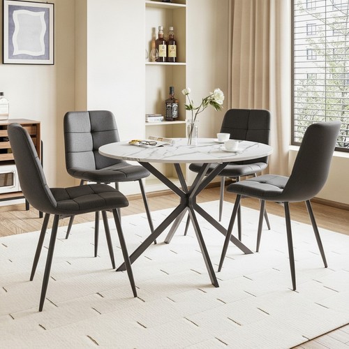 Luxstein modern round dining - luxstein,