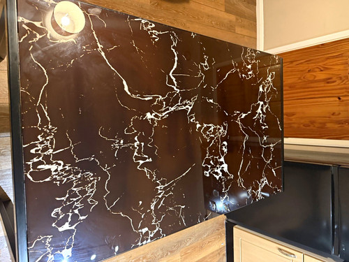Marbled gloss dining - marbled,