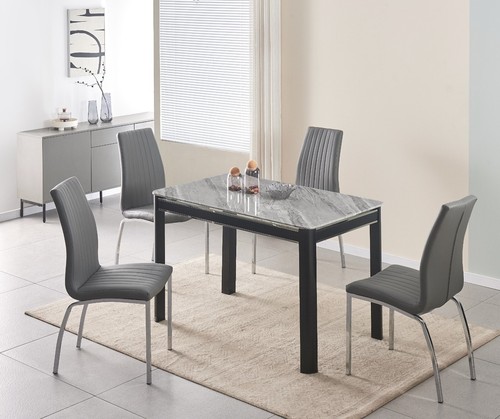 Dining table set - dining, grey