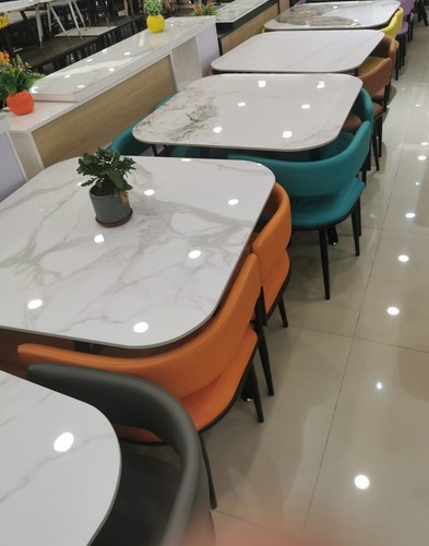 Marble ceramic dining table - dining,