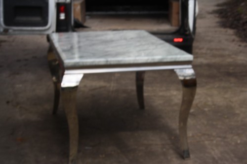 Marble dining room table - room,