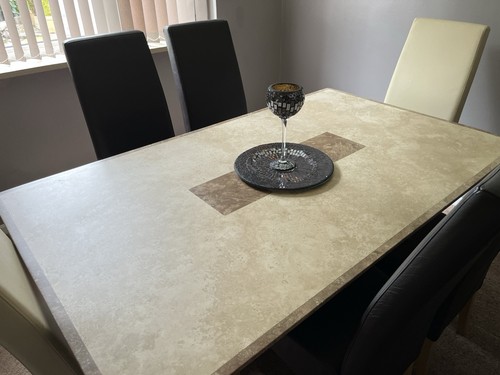 Marble dining table and - table,