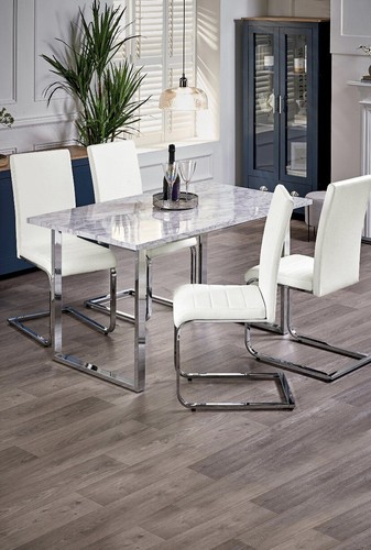New marble effect milan dining - new,