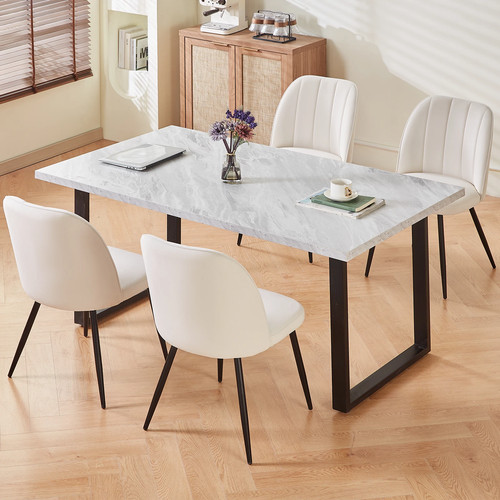 Marble effect table and - table, 4